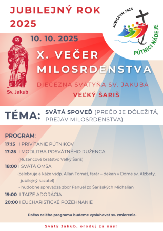 X. VEČER MILOSRDENSTVA