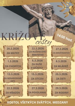 Krížové cesty v Medzanoch